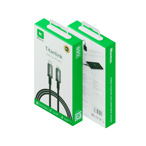 Кабель Moreus Titanlink USB-C to Lightning
